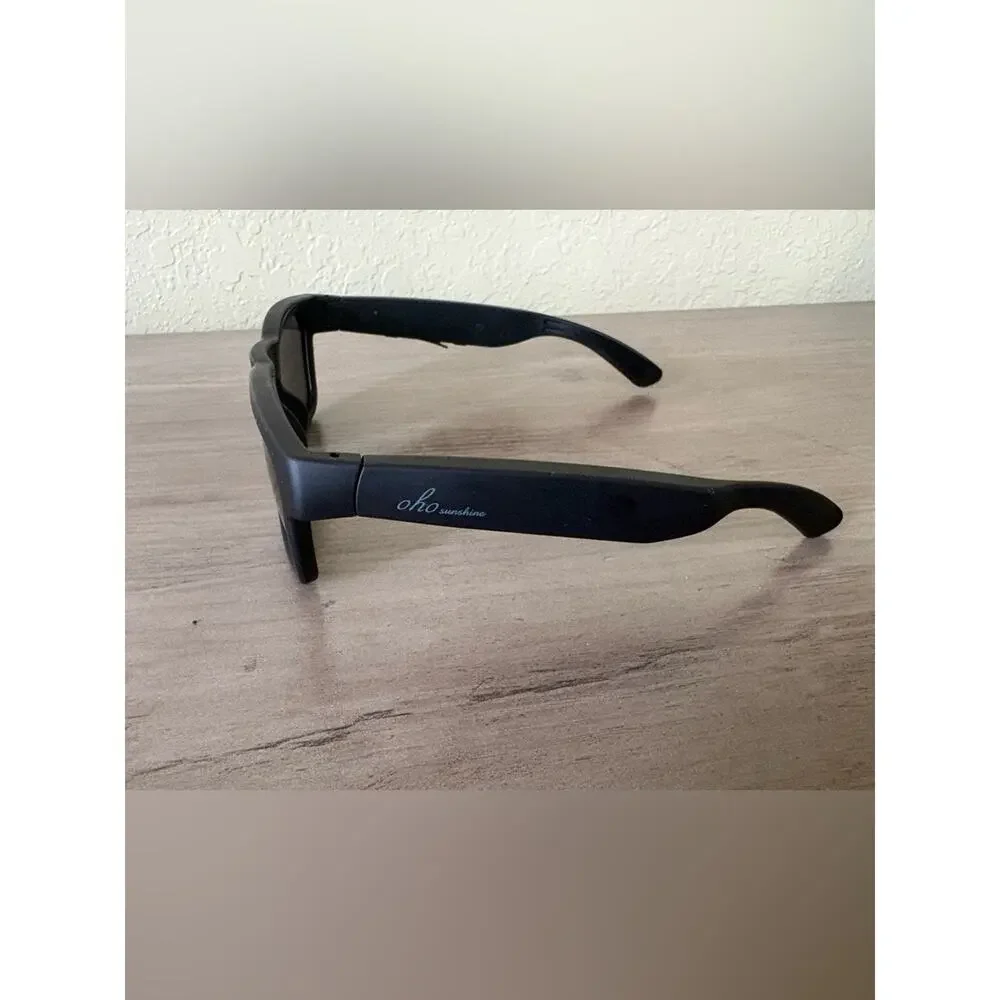 OHO Sunshine Smart Audio Bluetooth Sunglasses Black UV400 Open Ear Glasses